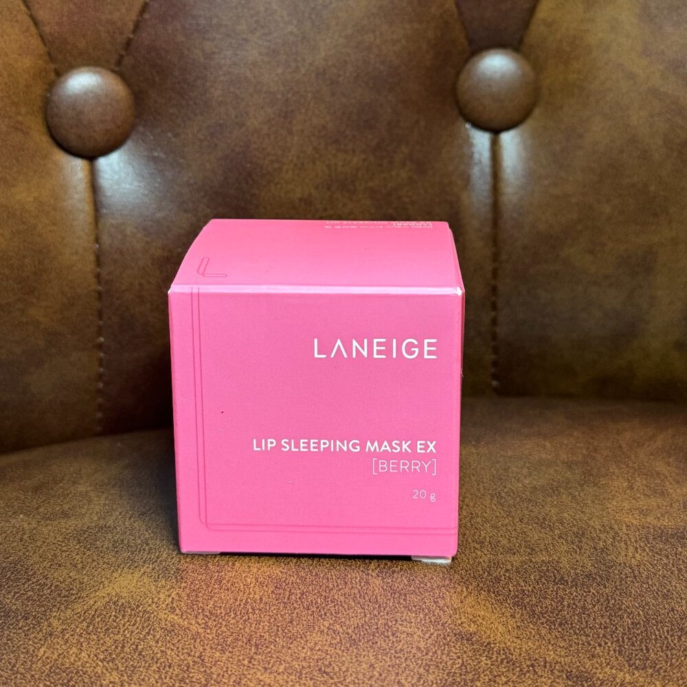 Laneige Lip Sleeping Mask EX Berry 20g Full Size w/ Box & Spatula - NEW